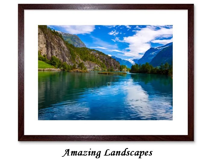 Amazing Landscapes Framed Print